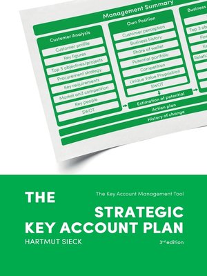cover image of The Strategic Key Account Plan